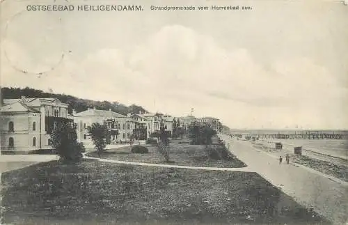 AK - Ostseebad Heiligendamm Strandpromenade vom Herrenbad aus