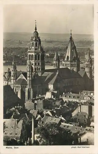 AK Mainz Dom Phot. Rolf Kellner versandt 1939