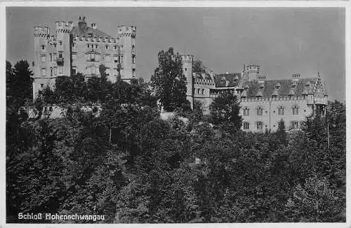 AK - Schloß Hohenschwangau versandt 1943