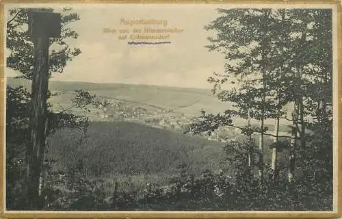 AK - Augustusburg Blick von der Himmelsleiter auf Erdmannsdorf