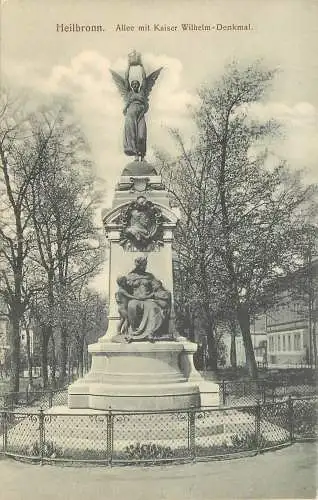 AK - Heilbronn Allee mit Kaiser Wilhelm Denkmal nicht versandt
