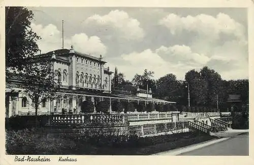 AK - Bad Nauheim Kurhaus versandt 1937