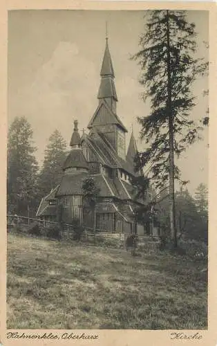 AK - Hahnenklee/Oberharz - Nordische Stabkirche