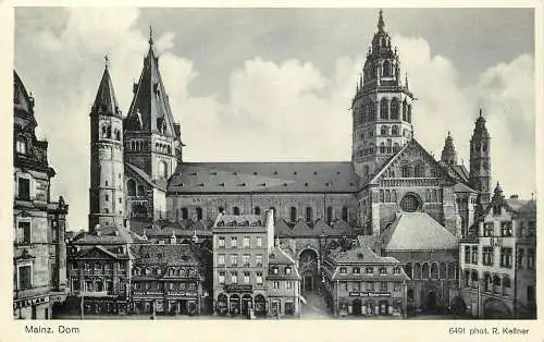 AK, Mainz - Blick auf den Dom, nicht versandt