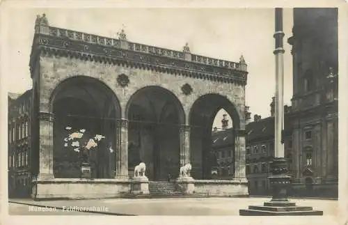 AK, München Feldherrnhalle, nicht versandt