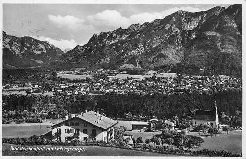 AK - Bad Reichenhall mit Lattengebirge versandt 1937