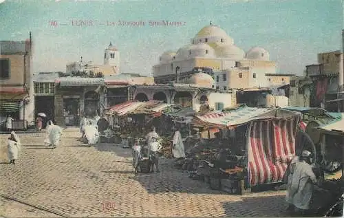 AK - Tunis La Mosquée Sidi-Makrez nicht versandt