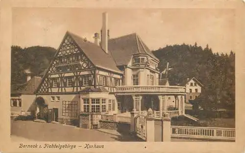 AK - Berneck im Fichtelgebirge - Kurhaus Versandt 1921