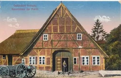 AK - Ostseebad Grömitz Bauernhaus am Markt nicht versandt