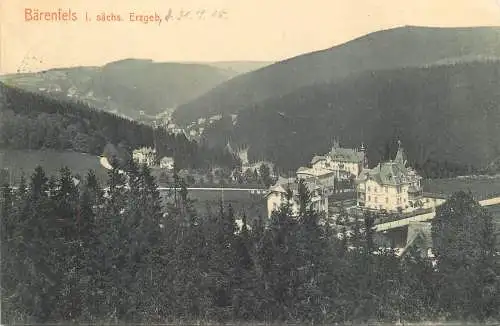 AK - Bärenfels i. sächs. Erzgebirge versandt 1915 Kipsdorf
