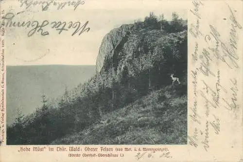 AK - Hohe Möst im Thüringer Wald  versandt 1906