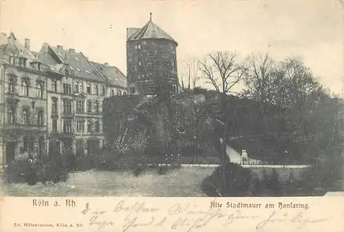 AK - Köln am Rhein Alte Stadtmauer am Hansaring