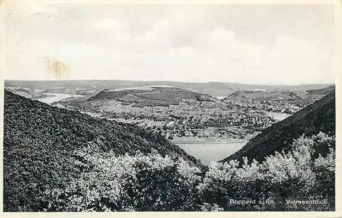 AK Boppard am Rhein Vierseenblick  versandt 1936