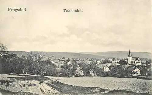 AK - Rengsdorf in der Totalansicht versandt 1909