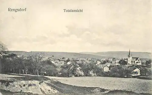 AK Rengsdorf in der Totalansicht versandt 1909