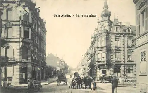 Ansichtskarte Saargemünd versandt 1910