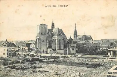 AK - Gruss aus Kevelaer Dom versandt 1907