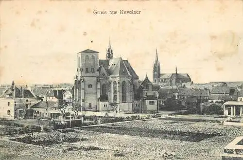 Ansichtskarte Gruss aus Kevelaer Dom versandt 1907