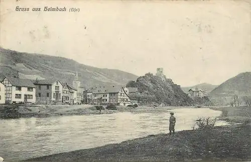 AK - Gruss aus Heimbach in der Eifel versandt
