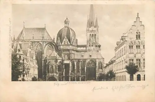 AK - Aachen Münster versandt 1903