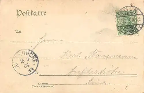 AK - Köln Deutscherring versandt 1903