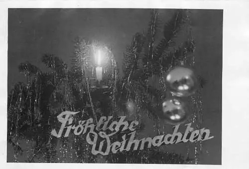 AK Fröhliche Weihnachten Tannenzweig Kerze 1917