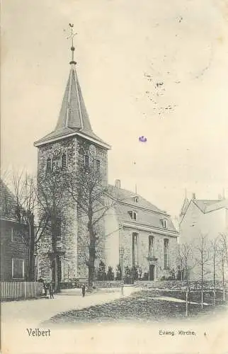 AK - Velbert Evangelische Kirche versandt 1910
