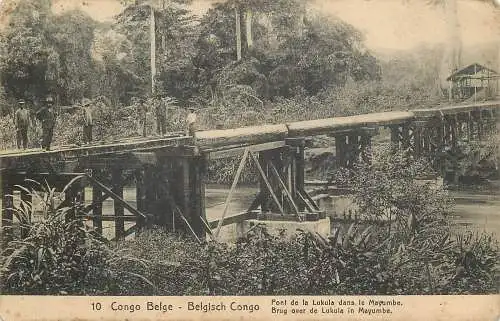 AK - Belgisch Congo Brug over  de Lukula in Mayumbe