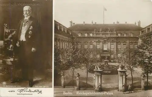 AK - Berlin Reichspräsidenten Palais von Hindenburg versandt