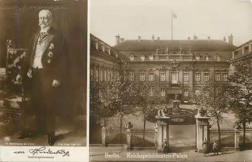 AK Berlin Reichspräsidenten Palais von Hindenburg versandt