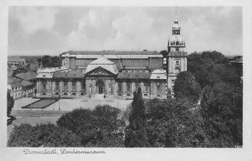 AK Darmstadt Landesmuseum nicht versandt