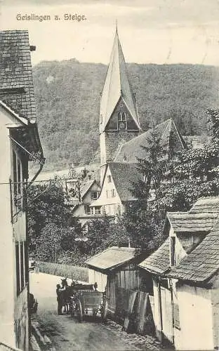 AK Geislingen an der Steige versandt 1925