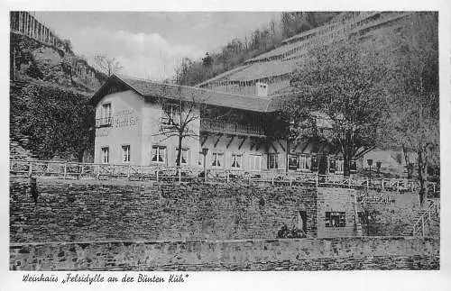AK - Weinhaus "Felsidylle" an der Bunten Kuh Walporzheim / Ahr