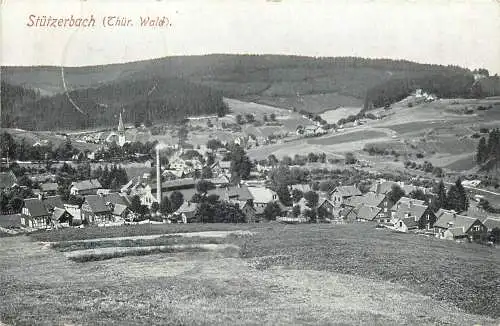 AK Stützerbach Totalansicht Thüringer Wald versandt 1944