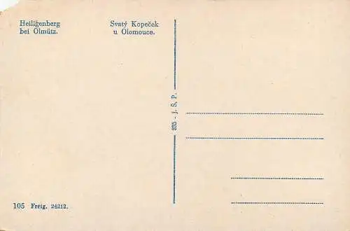 AK Heiligenberg bei Olmütz nicht versandt