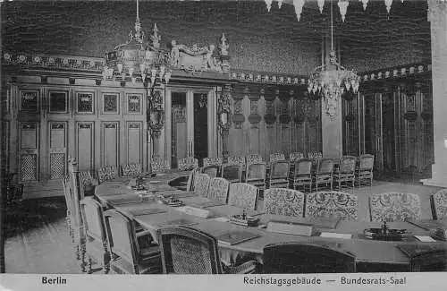 AK - Reichstagsgebäude Bundesrats Saal nicht versandt