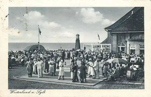 AK - Westerland auf Sylt versandt 1939 Besucht das Nordseebad