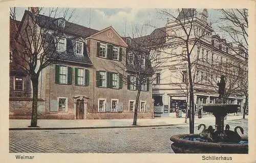 AK - Weimar Schillerhaus nicht versandt