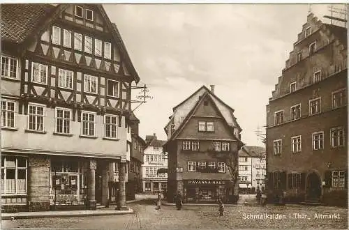 AK - Schmalkalden in Thüringen Altmarkt nicht versandt