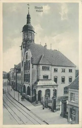 AK - Rheydt Postamt versandt 1909 Mönchengladbach
