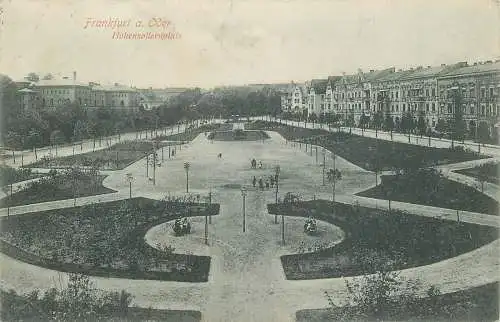 AK - Frankfurt a. Oder Hohenzollernplatz versandt 1907