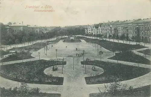 AK Frankfurt a. Oder Hohenzollernplatz versandt 1907