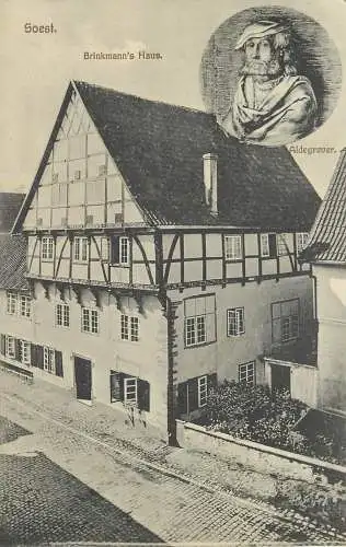 AK - Soest Brinkmann´s Haus Aldegrever versandt 1926
