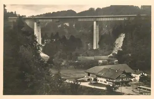 AK Mangfallbrücke der Reichsautobahn München Landesgrenze