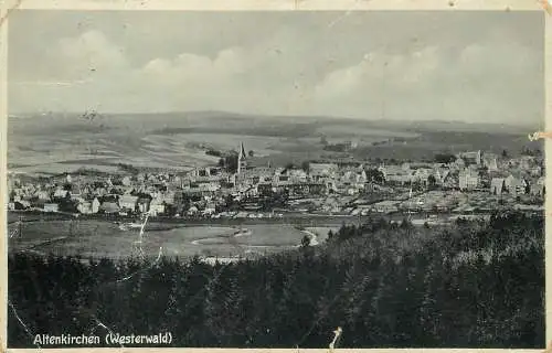 AK - Altenkirchen Westerwald Totalansicht versandt