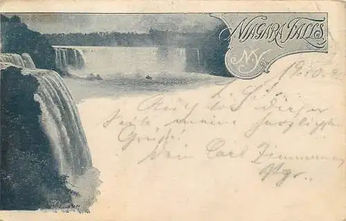 AK - Niagara Falls N.Y. versandt 1899 Niagarafälle