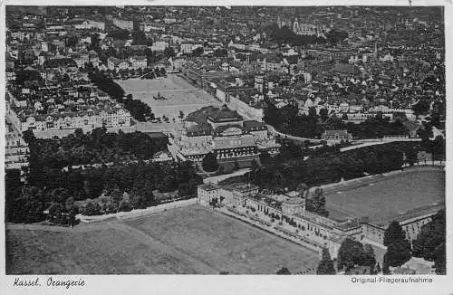 AK - Kassel Orangerie Original Fliegeraufnahme versandt 1941