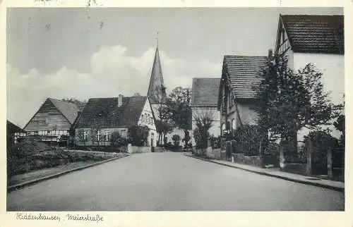 AK - Hiddenhausen Meierstraße versandt