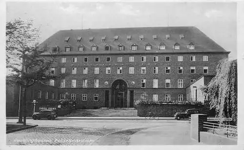 AK Recklinghausen Polizeipräsidium versandt 1940