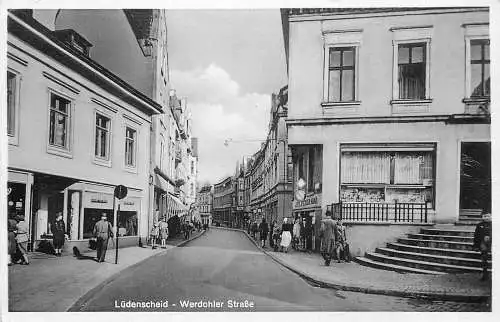 AK - Lüdenscheid - Werdohler Straße versandt 1959